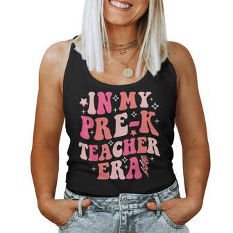 In My Preschool Teacher Era Back To School Pre-K Teacher Kid Women Tank Top - Thegiftio UK