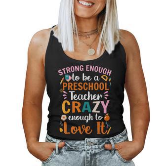 Preschool Teacher Nursery Pre-K Instructors Preschoolers Women Tank Top - Monsterry UK