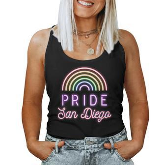 Pride Rainbow San Diego Lgbt Gay Lesbian Trans Women Tank Top - Monsterry