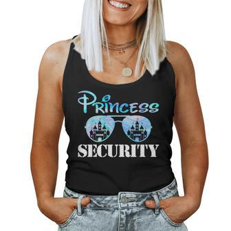 Princess Security Team Dad Mom Birthday Party Family Trip Women Tank Top - Monsterry DE
