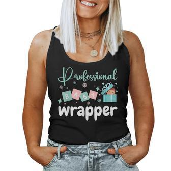 Professional Baby Wrapper Christmas Nurse Mother Baby Women Tank Top - Monsterry AU