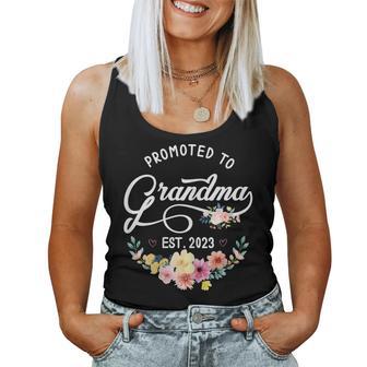 Promoted To Grandma Est 2023 New Grandma Women Tank Top - Monsterry DE