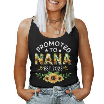 Promoted To Nana Est 2023 Pregnancy New Mom Mother Day Women Tank Top - Thegiftio UK