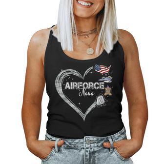 Proud Air Force Nana Air Force Graduation Nana Usaf Nana Women Tank Top - Thegiftio UK