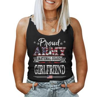 Proud Army National Guard Girlfriend US Patroitc Women Tank Top - Monsterry