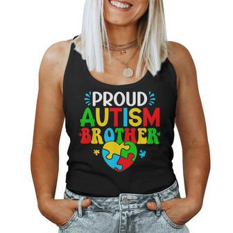 Proud Autism Brother Autism Awareness Autistic Sister Boys Women Tank Top - Monsterry AU