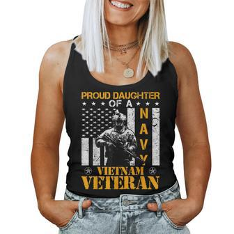 Proud Daughter Of A Navy Vietnam Veteran Women Tank Top - Monsterry UK