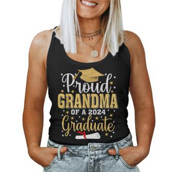 Proud Grandma Of A 2024 Graduate For Family Graduation Women Tank Top | Mazezy DE