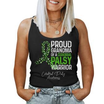 Proud Grandma Of A Cerebral Palsy Warrior Cp Awareness Women Tank Top - Seseable