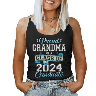 Proud Grandma Of A Class Of 2024 Graduate Senior 2024 Women Tank Top - Monsterry