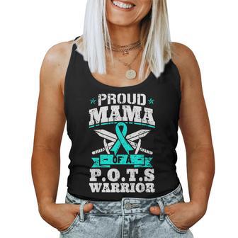 Proud Mama Of A Pots Warrior Orthostatic Awareness Mom Women Tank Top - Monsterry UK