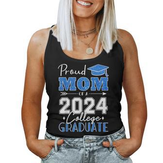 Proud Mom Of A 2024 College Graduate Graduation Women Tank Top | Mazezy UK