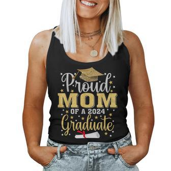 Proud Mom Of A 2024 Graduate For Family Graduation Women Tank Top - Monsterry DE