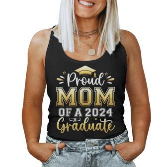 Proud Mom Of A 2024 Graduate Senior Graduation Women Women Tank Top - Seseable