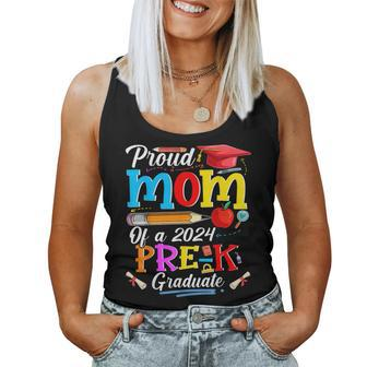 Proud Mom Of A 2024 Pre-K Graduate Family Lover Women Tank Top - Seseable