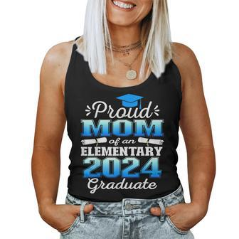 Proud Mom Of 5Th Grade Graduate 2024 Elementary Graduation Women Tank Top - Seseable