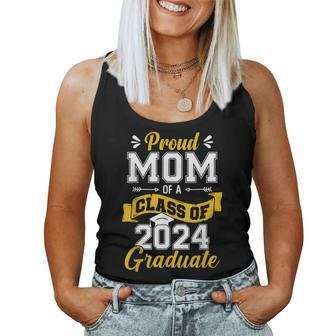 Proud Mom Of A Class Of 2024 Graduate Senior 2024 Graduation Women Tank Top - Seseable