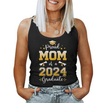 Proud Mom Of A Class Of 2024 Graduate Mom Senior 2024 Women Tank Top - Monsterry DE