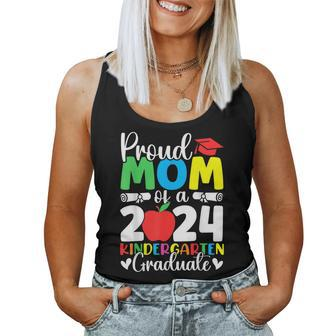 Proud Mom Class Of 2024 Kindergarten Graduate Graduation Women Tank Top - Seseable