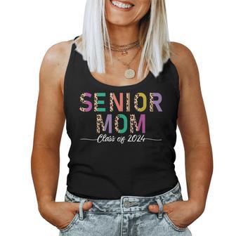 Proud Mom Graduate Leopard Senior Mom Class Of 2024 Women Tank Top - Monsterry UK