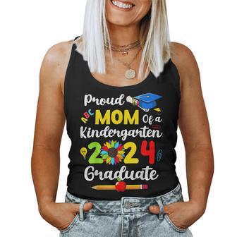 Proud Mom Of A Kindergarten 2024 Graduate Women Tank Top | Mazezy