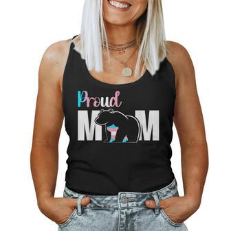Proud Mom Mother's Day Transgender Lgbt Mama Bear Hug Love Women Tank Top - Monsterry DE