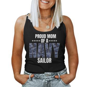 Proud Mom Of A Navy Sailor Veteran Day Women Tank Top - Monsterry