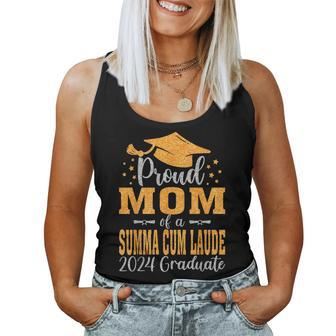 Proud Mom Of A Summa Cum Laude 2024 Graduate Women Tank Top - Seseable