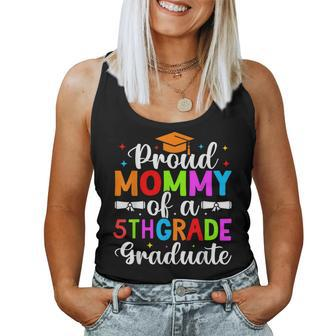 Proud Mommy Of 2024 5Th Fifth Grade Graduate Graduation Day Women Tank Top - Monsterry DE