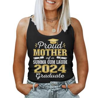 Proud Mother 2024 Summa Cum Laude Graduate Class 2024 Grad Women Tank Top - Seseable
