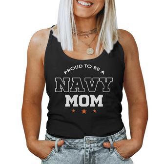 Proud Us Navy Mom Military Pride Women Tank Top - Monsterry