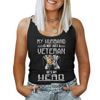 Proud Wife Of A Veteran Us Veteran's Wife Mother's Day Women Tank Top - Monsterry CA