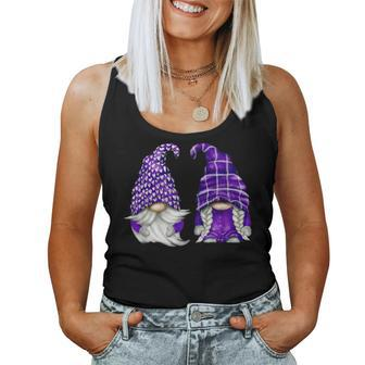 Purple Gnome Spring Aesthetic For And Summer Lavender Women Tank Top - Monsterry DE