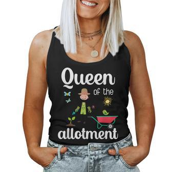 Queen Of The Allotment Women Tank Top - Thegiftio UK