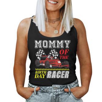 Race Car Party Mommy Of The Birthday Racer Racing Family Women Tank Top - Monsterry CA