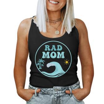 Rad Mom The Big One 1St Birthday Surf Family Matching Women Tank Top - Monsterry