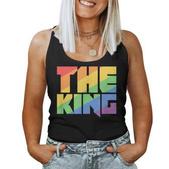 Rainbow Lgbtq Drag King Women Tank Top - Monsterry UK
