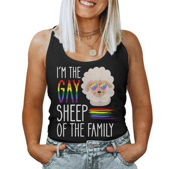 Rainbow Sheep Gay Sheep Of The Family Lgbtq Stuff Lesbian Women Tank Top - Monsterry DE