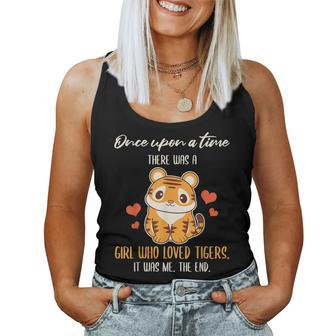 There Was A Girl Who Loved Tigers Wild Animal Zoo Women Tank Top - Monsterry DE