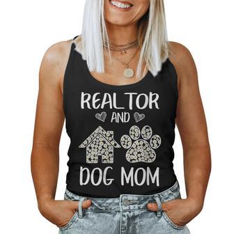 Realtor And Dog Mom Cute Flowers For Women Women Tank Top - Monsterry
