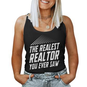 Realtor For Real Estate Broker Selling House Women Tank Top - Monsterry