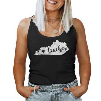 Red For Ed Kentucky Teacher Public Education Women Tank Top - Monsterry CA