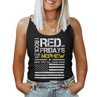 Red Friday Military Aunt Uncle Wear Red For My Nephew Women Tank Top - Monsterry AU