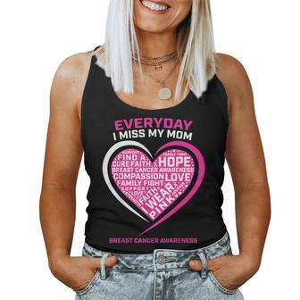 Remembrance In Memory Of My Mom Pink Breast Cancer Awareness Women Tank Top - Monsterry UK