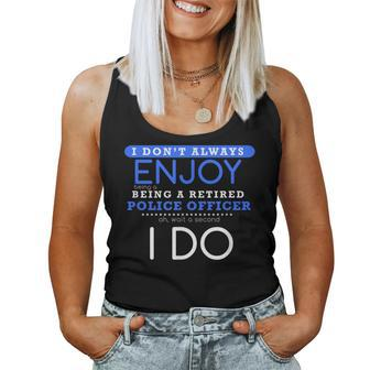 Retired Police Officer Leo Academy Military Women Tank Top - Monsterry AU