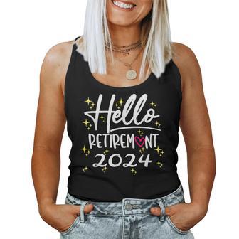 Retirement For 2024 Retired 2024 Women Women Tank Top - Monsterry UK