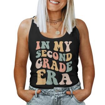 Retro In My 2Nd Grade Era First Day Of School Second Grade Women Tank Top - Seseable