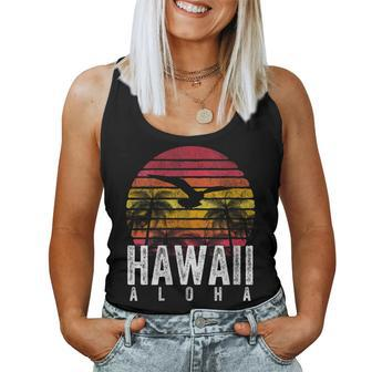 Retro Aloha Hawaii Hawaiian Island 1980S Vintage Women Women Tank Top - Monsterry CA