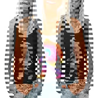 Retro Bigfoot Tie Dye Hippie Novedad Colorida Hombres Y Es Camiseta sin mangas para mujer - Regaloses