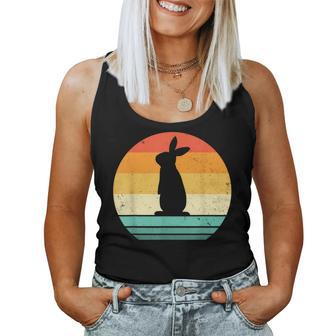 Retro Bunny Lover Vintage Rabbit Women Tank Top - Monsterry CA